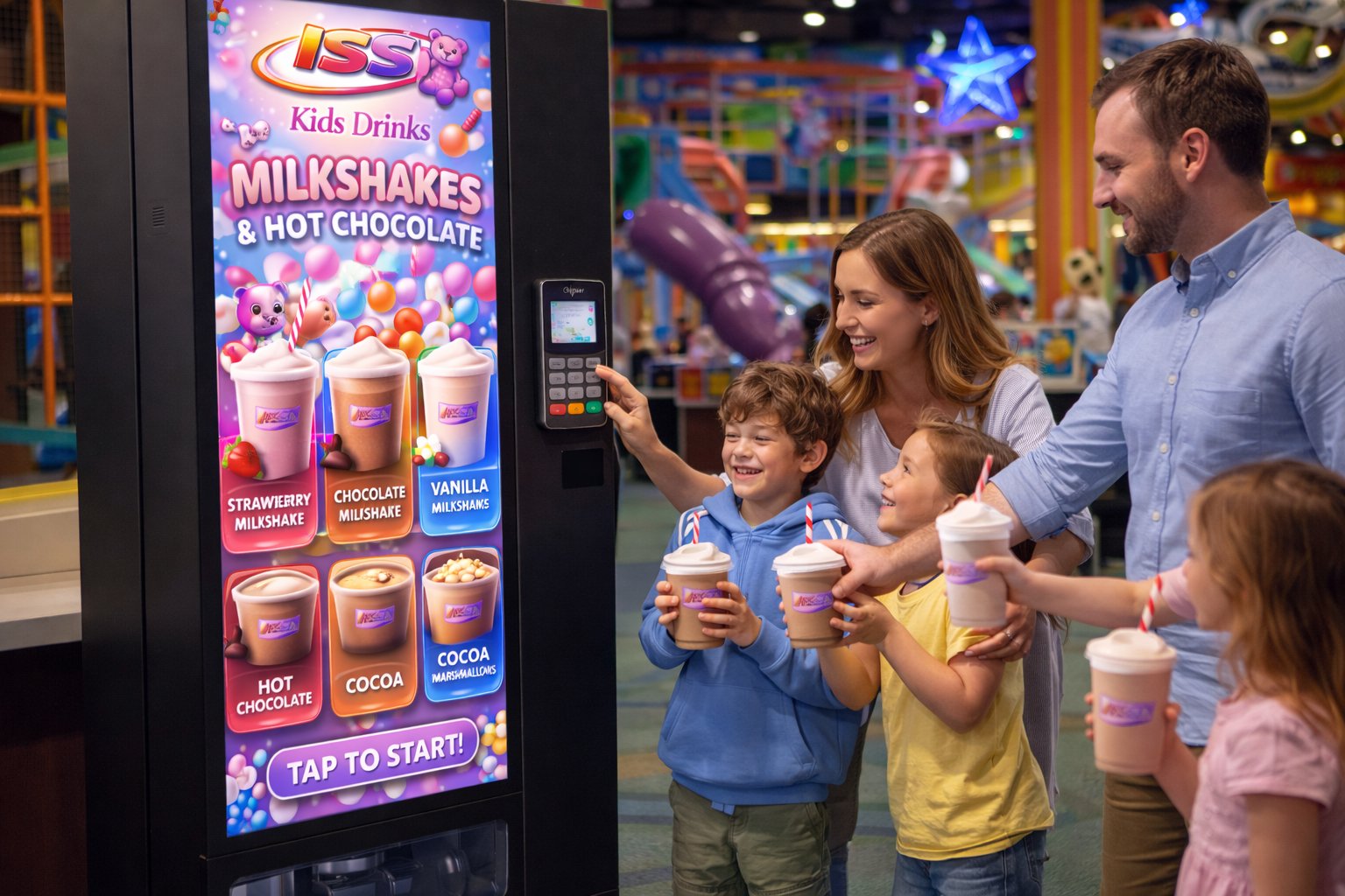 ISS Kids Drinks en uso