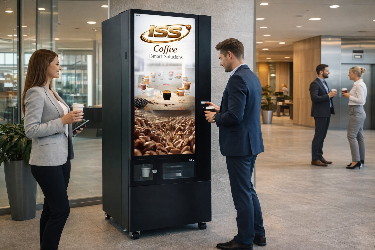 ISS Coffee in office
